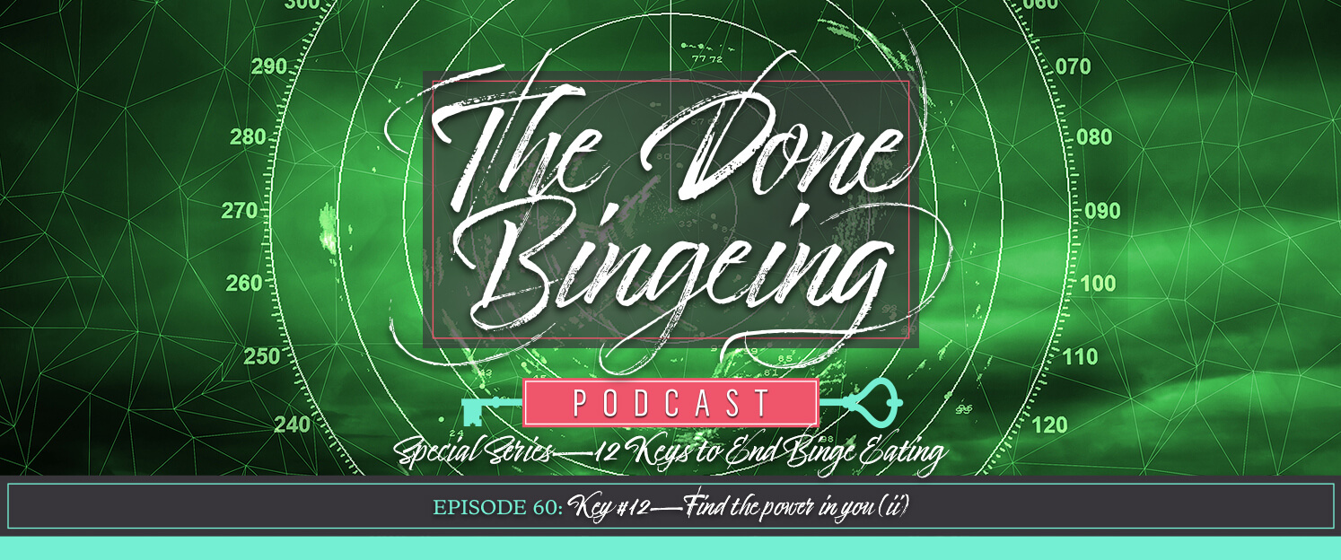 EP #60: Special series—12 keys to end binge eating, Key #12: Find the power in you (ii)